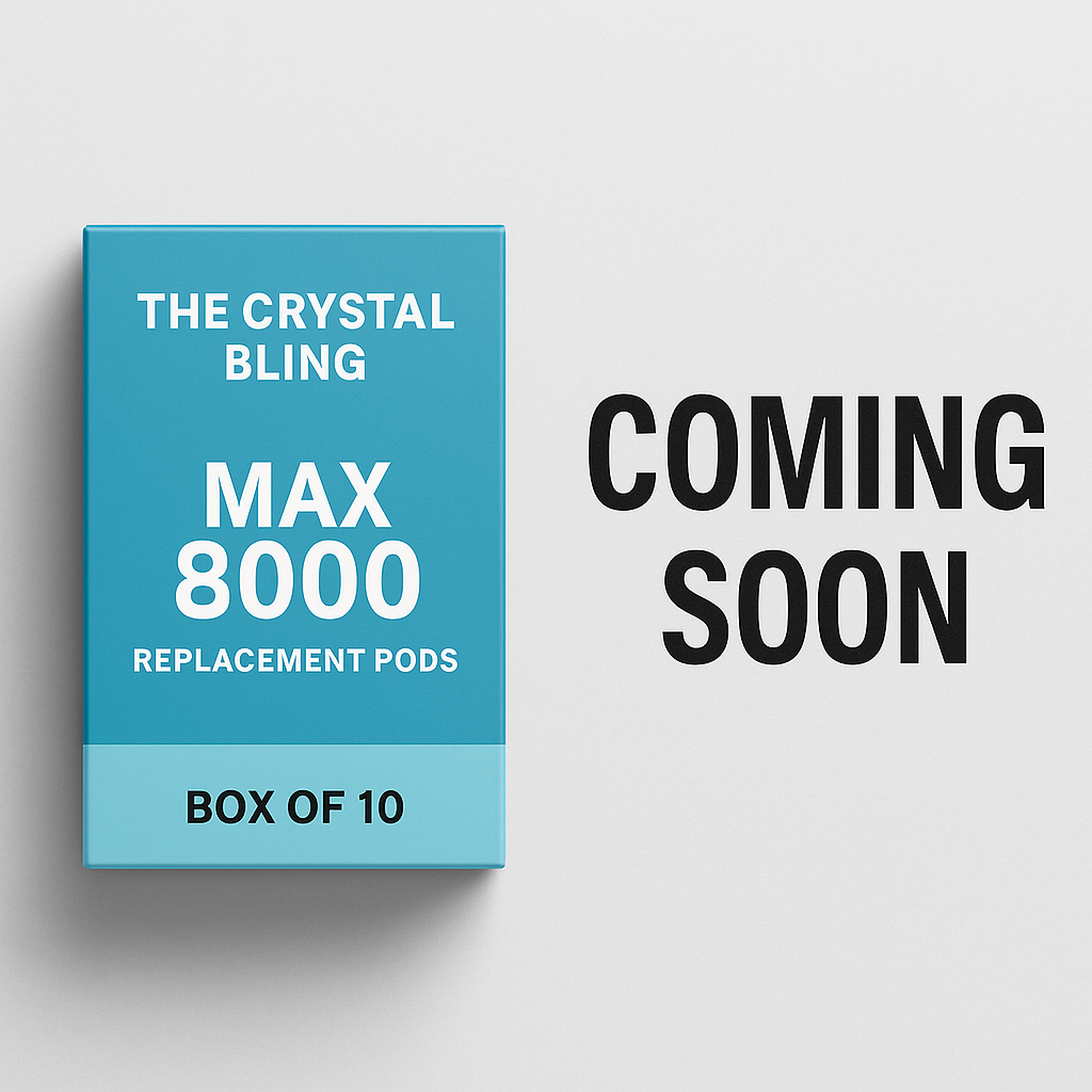 The Crystal Bling Max 8000 Replacement Pods – Box of 10 Crystal Bling